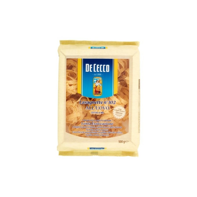 DE CECCO LASAGN TTE UOVO GR 500