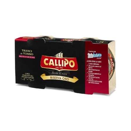 CALLIPO TONNO GR 140X2 RIS ORO