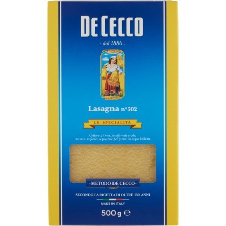 LASAGNA DE CECCO LISCIA GR 500