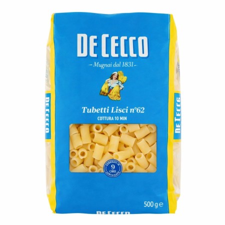 DE CECCO PASTA 500 TUBETTI LISCI