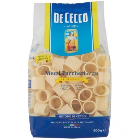 DE CECCO MEZZ PACCHERI 225 GR 500