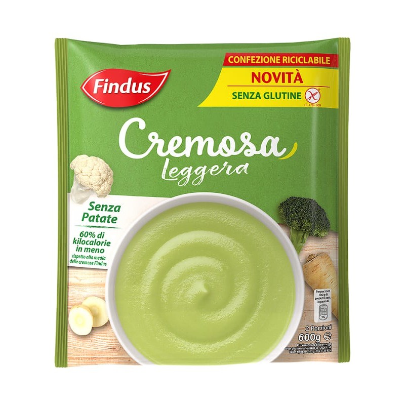 CREMOSA FINDUS VERD S/GLU 600G