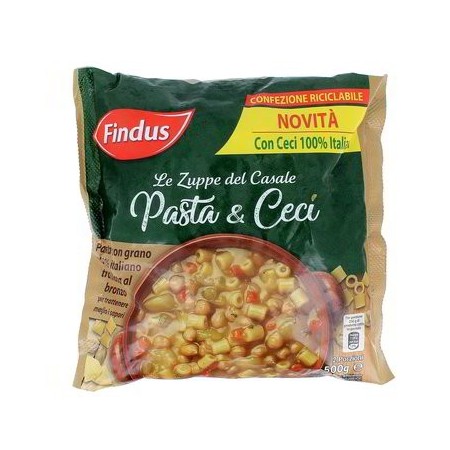 FINDUS ZUPPA PASTA E CECI 500G