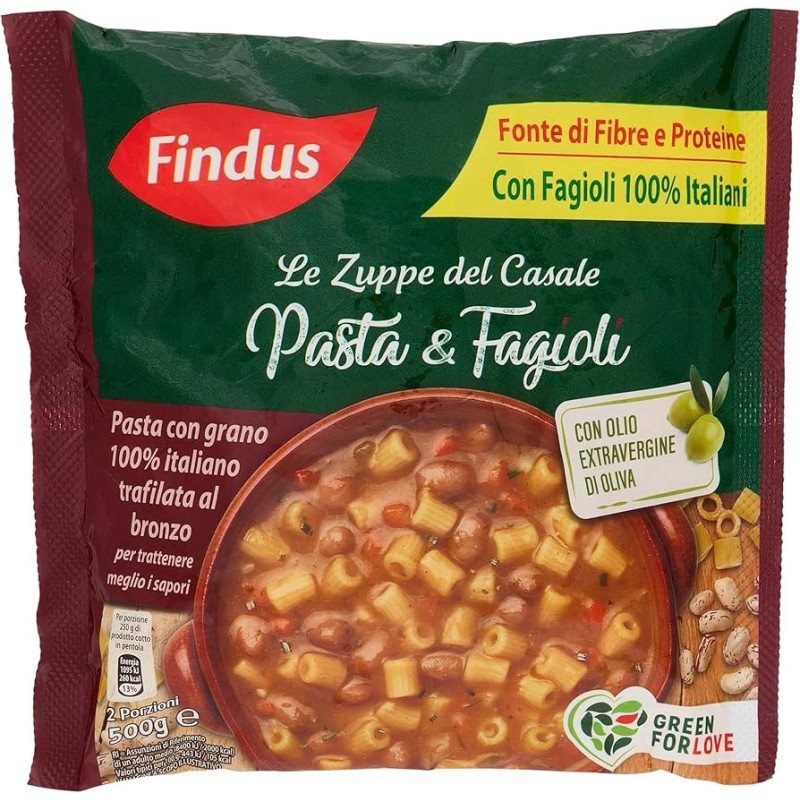 FINDUS ZUPPA PASTA/FAGIOLI 500