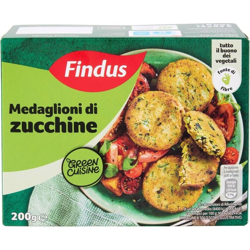 FINDUS MEDAGLIONI ZUCCHIN 200G