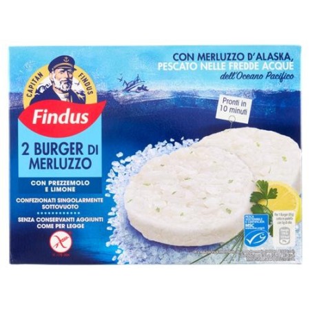 FINDUS BURGER MERLUZZO GR170 PREZZ LIMON