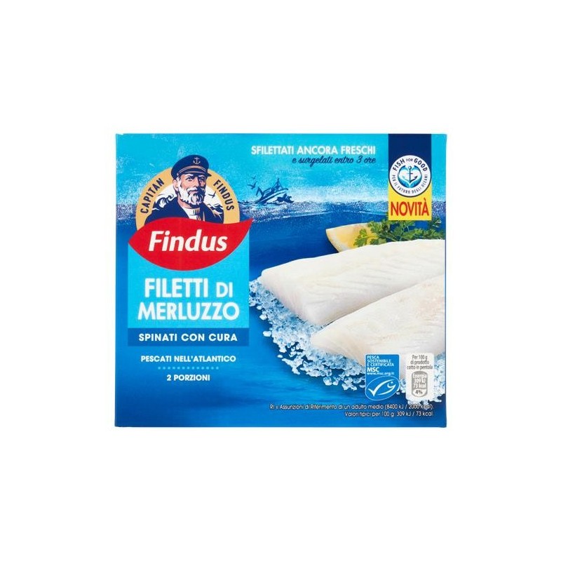 FINDUS MERLUZZO FILETTI PORZ GR 200