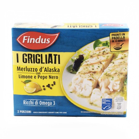 FINDUS GRIGLIATI LIMONE PEPE 260GR