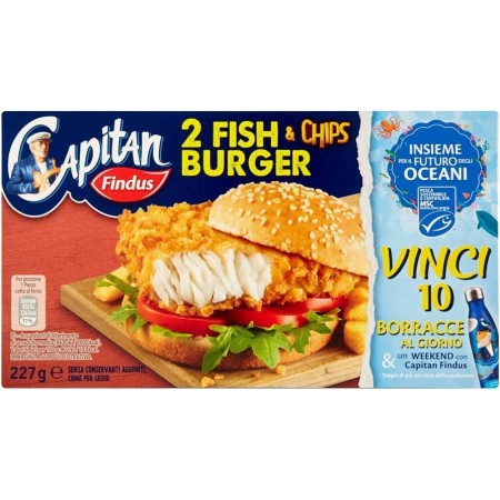 FINDUS FISHECHIPS BURGER 227G