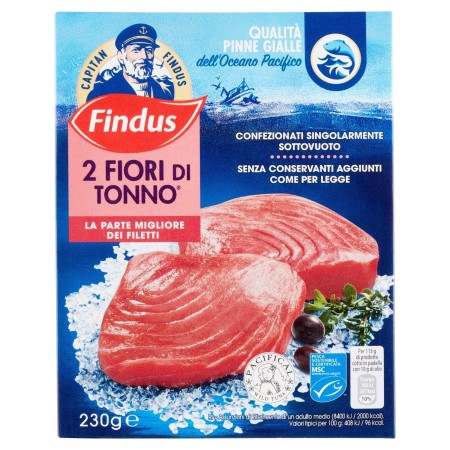 FINDUS FIORI DI TONNO 2PZ 230GR