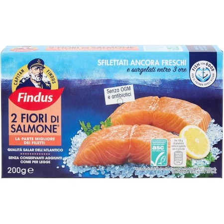 FINDUS FIORI DI SALMONE 2PZ 200GR