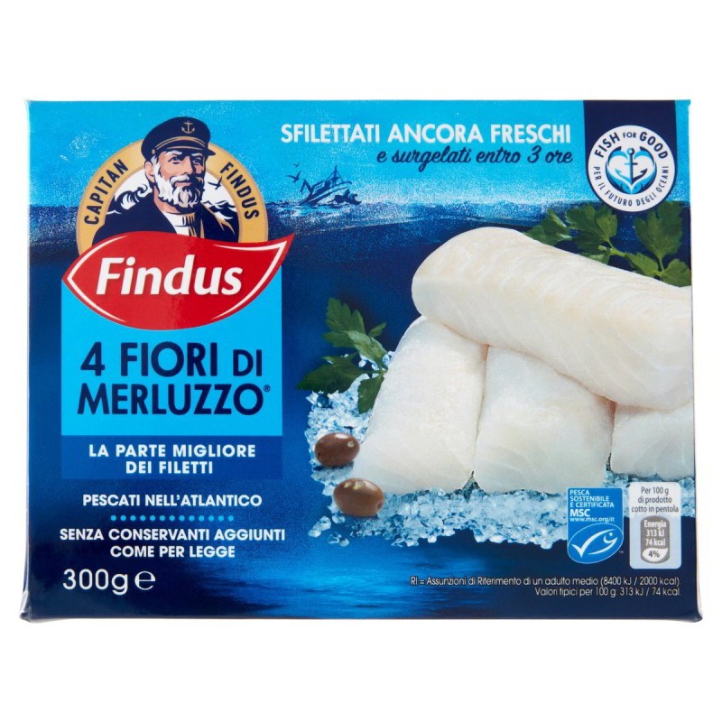 FINDUS FIORI DI MERLUZZO NEW GR 300