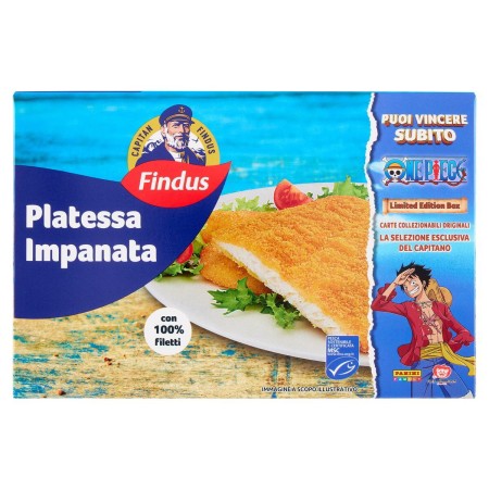 FINDUS FILET PLATESSA IMPANATI 250G