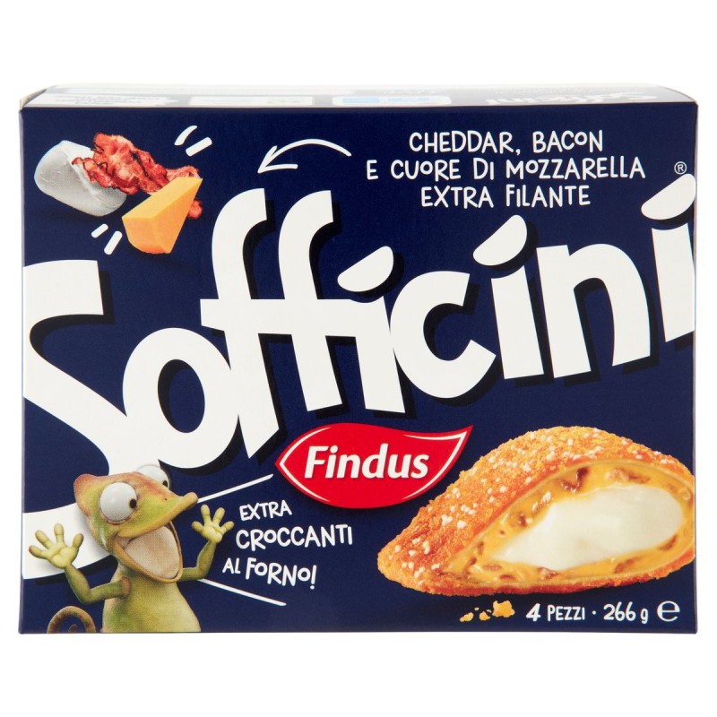 FINDUS SOFF  CHEDDAR E BACON GR 266