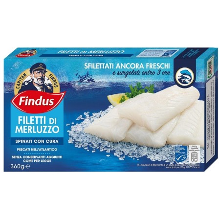 FINDUS FILETTI DI MERLUZZO GR 360