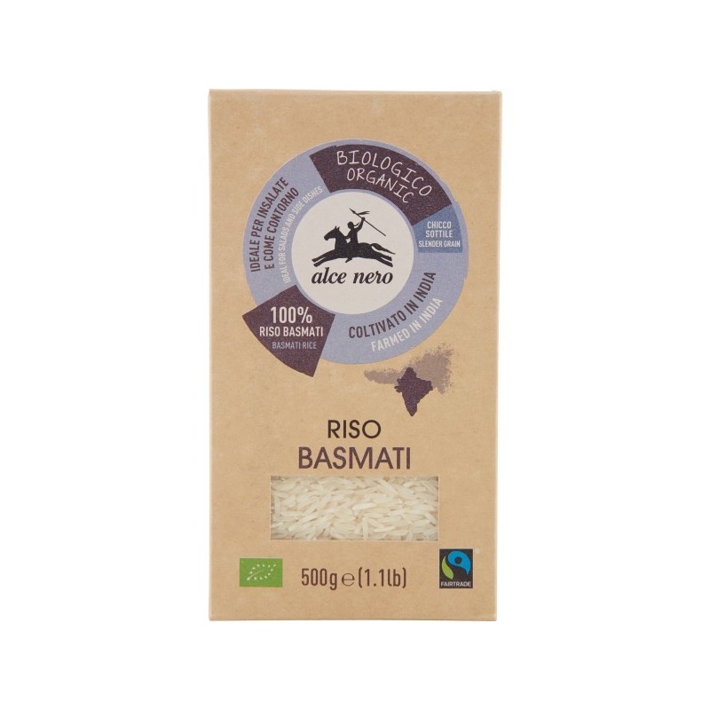 RISO BASMATI ALCE NERO GR 500