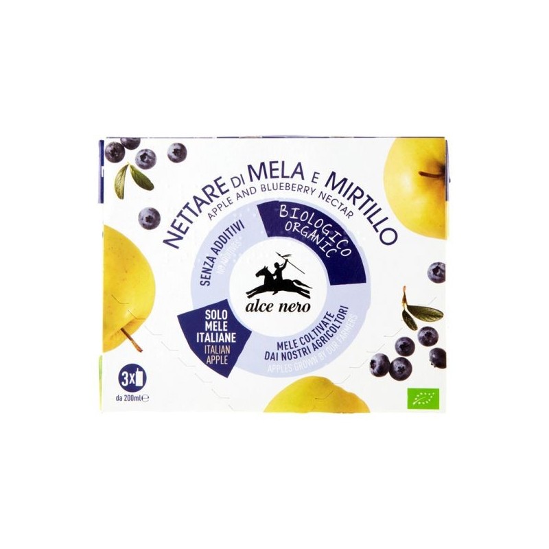 NETTARE MELA MIRTILLO ALCE NERO TRIS