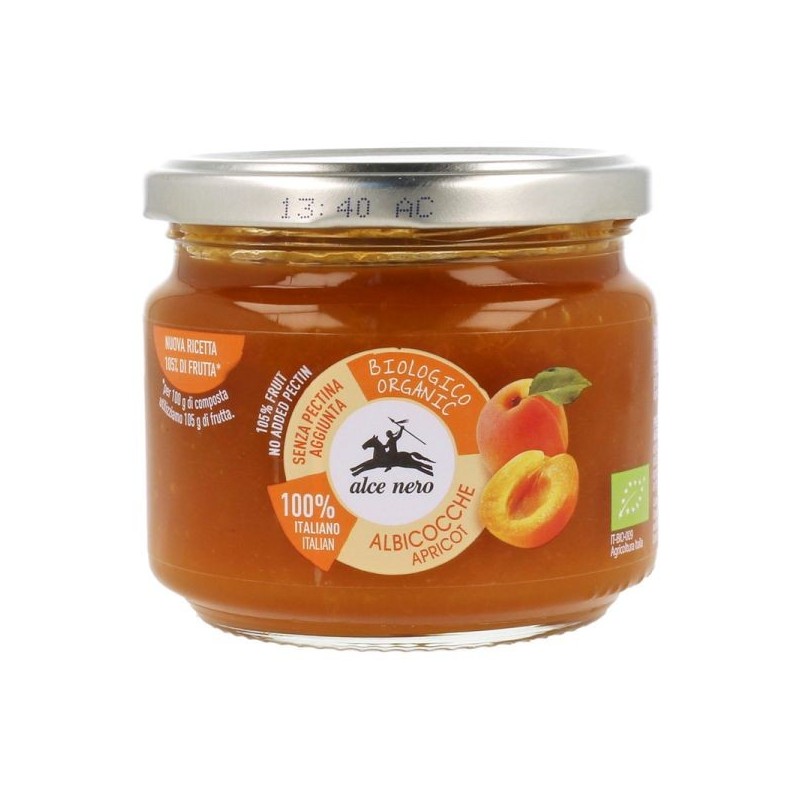 MARMELLATA ALCE NERO PESCHE GR 270