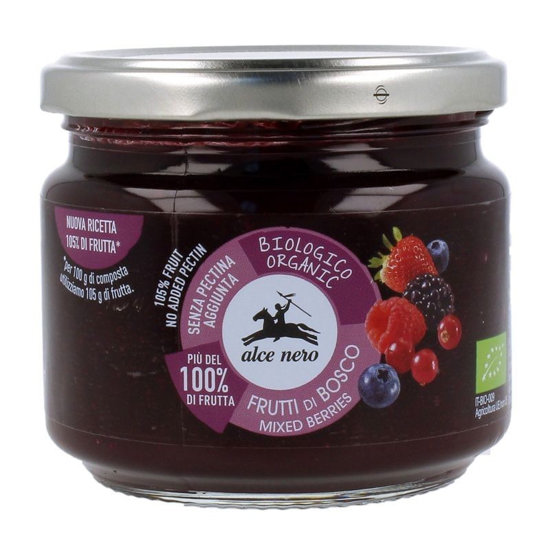 MARMELLATA ALCE NERO FRUTTI DI BOSCO GR 270