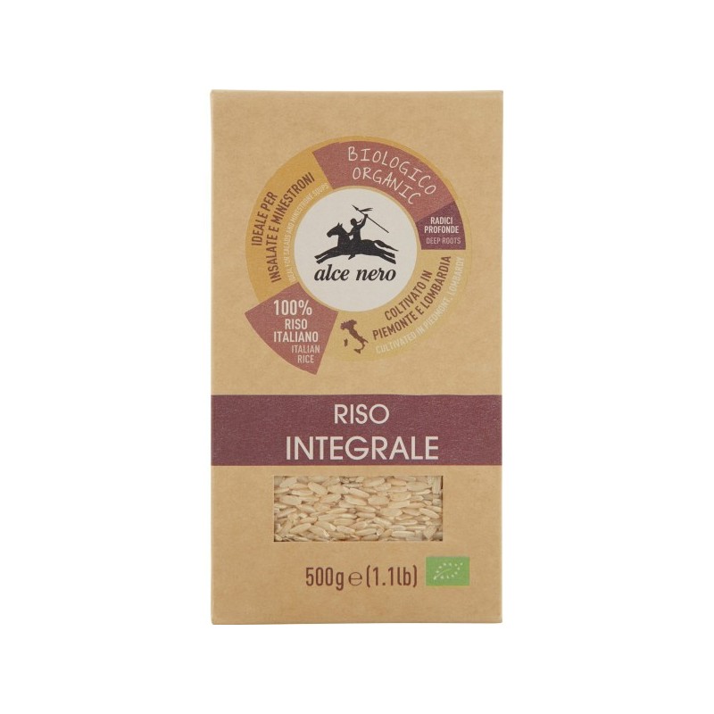ALCE NERO RISO INTEGRALE BIO 500GR
