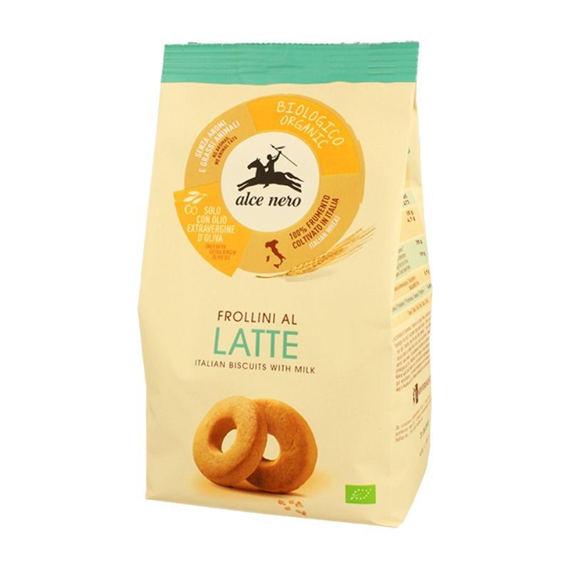 ALCE NERO FROLLINI LATTE BIO 350GR