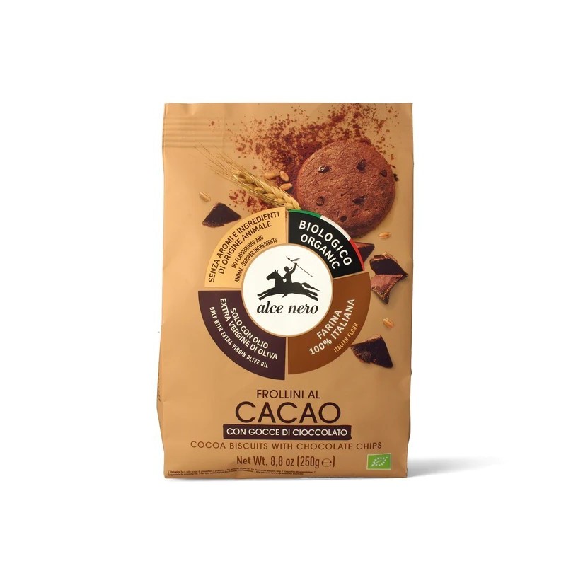 ALCE NERO FROLLINI CACAO BIO 350GR