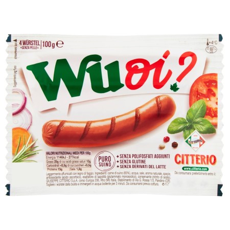 CITTERIO WUOI WURSTEL 4PZ GR 100