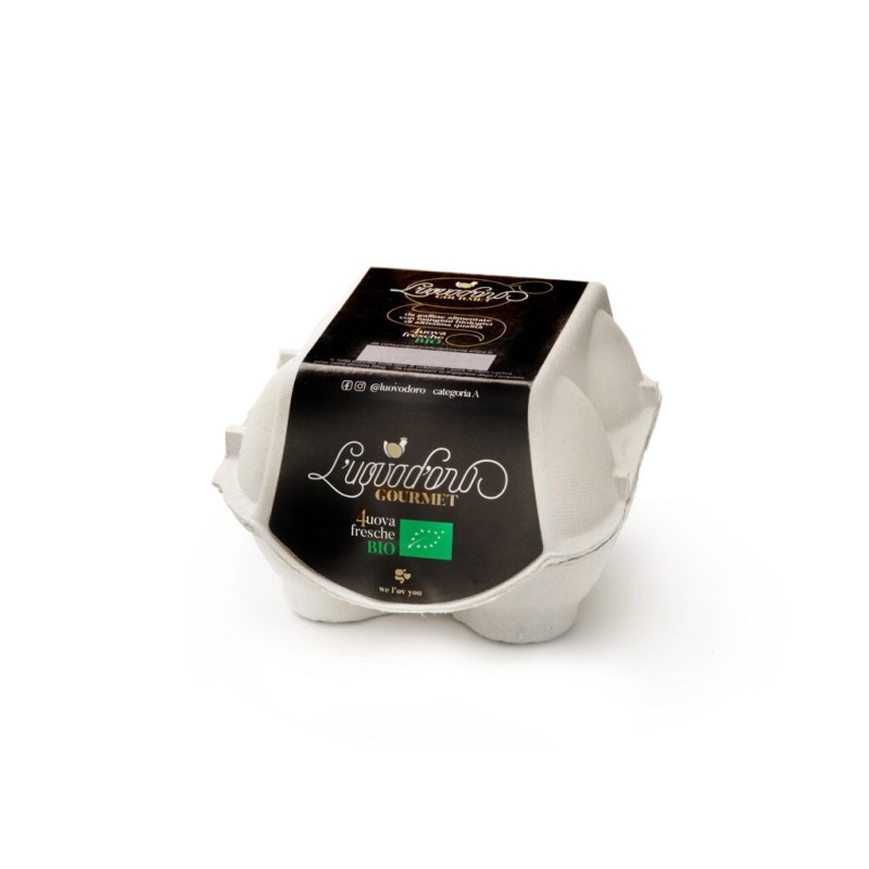 UOVA FRESCHE BIO UOVO D`ORO X4