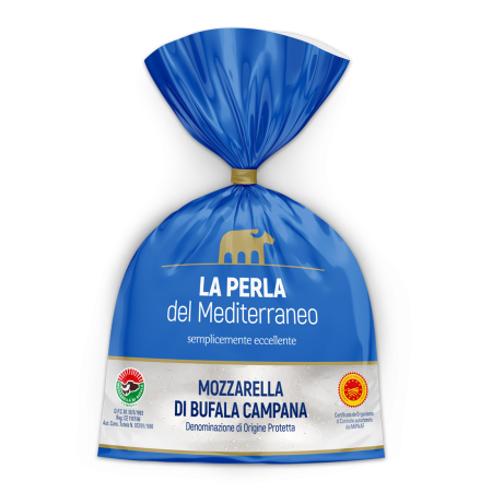 LA PERLA DEL MEDIT. MOZZARELLA DI BUFALA GR.250