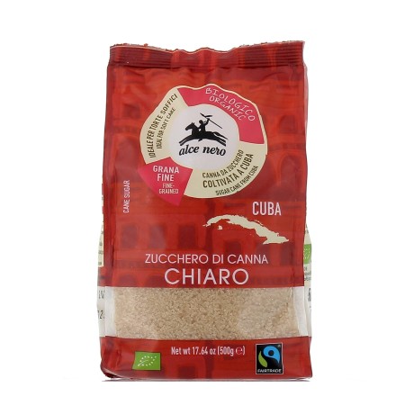 ZUCCHERO CHIARO CANNA ALCE NERO GR 500