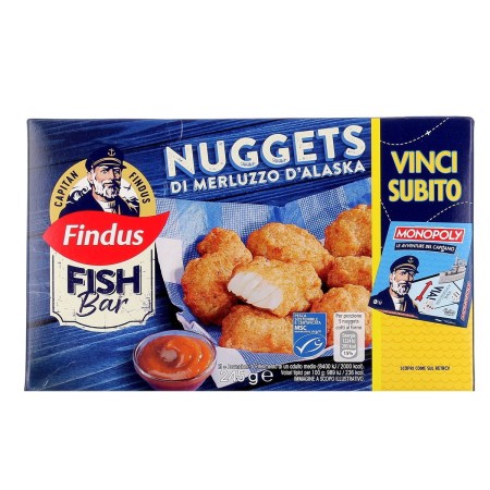 FINDUS NUGGETS MERL. FISH BAR GR.245