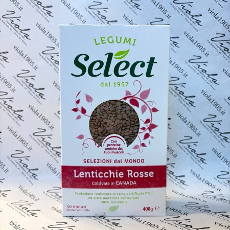 LENTICCHIE ROSSE SELECT GR 400