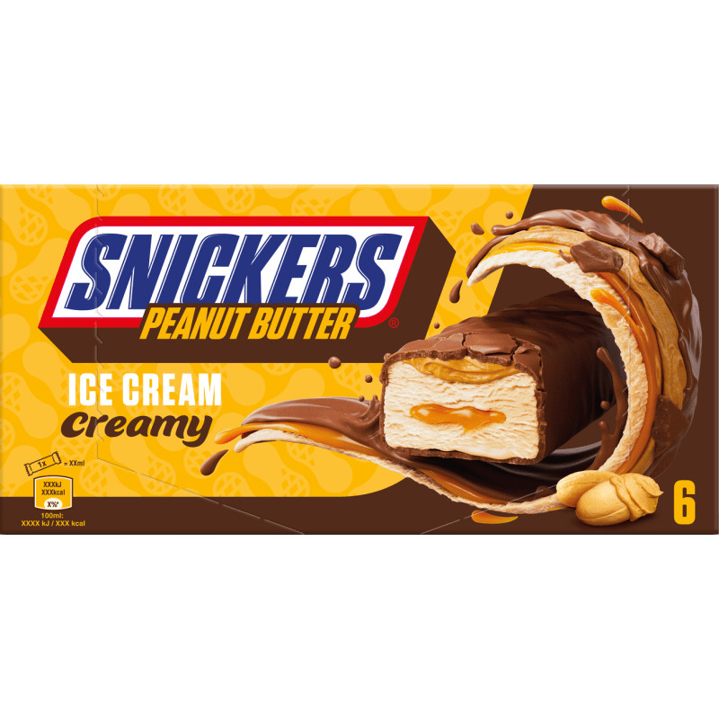 SNICKERS PEANUT BUTTER X 6