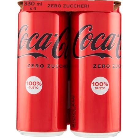 COCA COLA LATTINA CL 33 X 4 ZERO ZERO