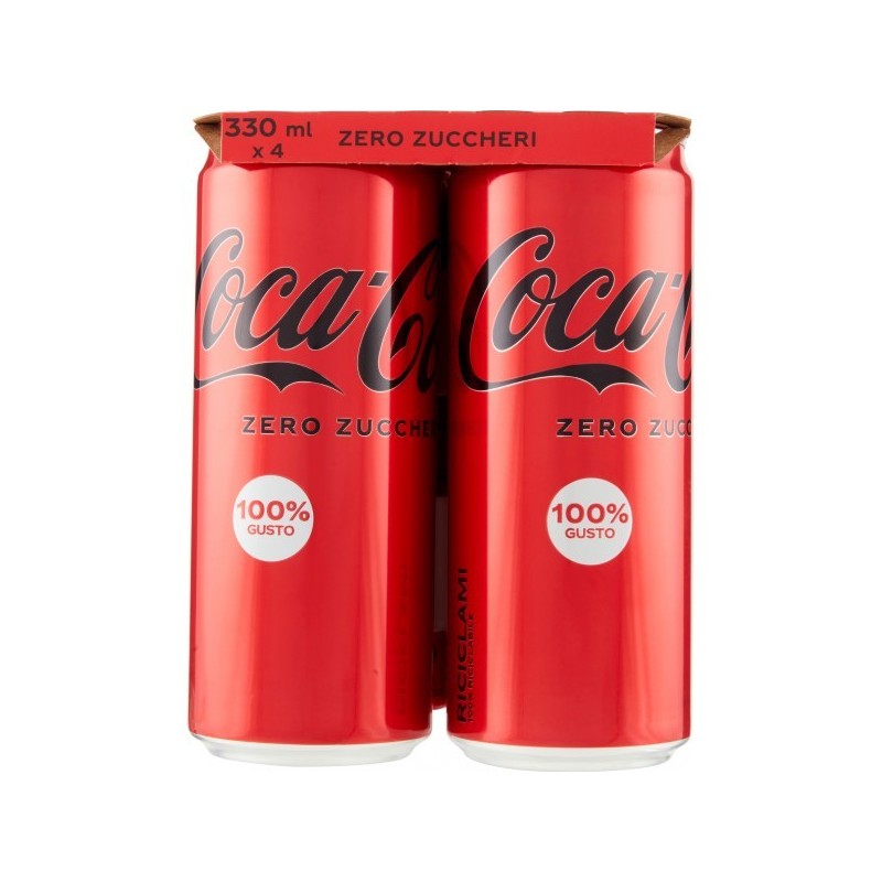 COCA COLA LATTINA CL 33 X 4 ZERO ZERO