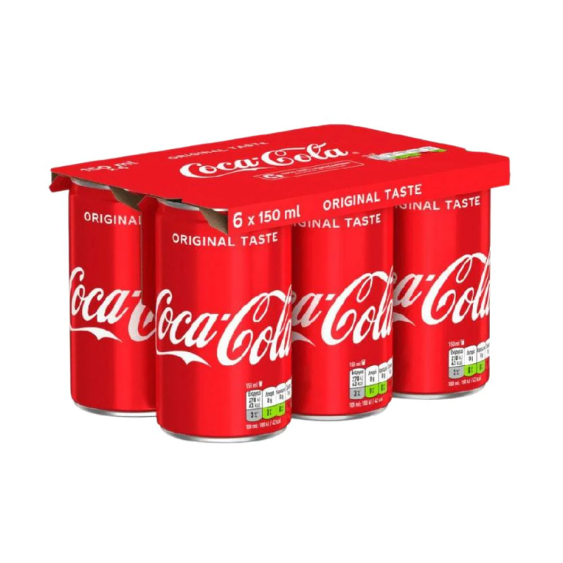 COCA COLA MINI LATTINE ML 150 X6