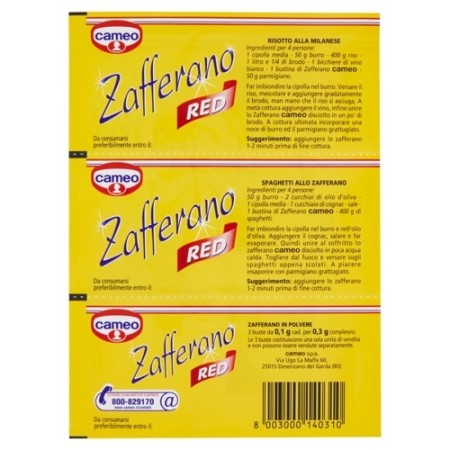 CAMEO ZAFFERANO RED X3