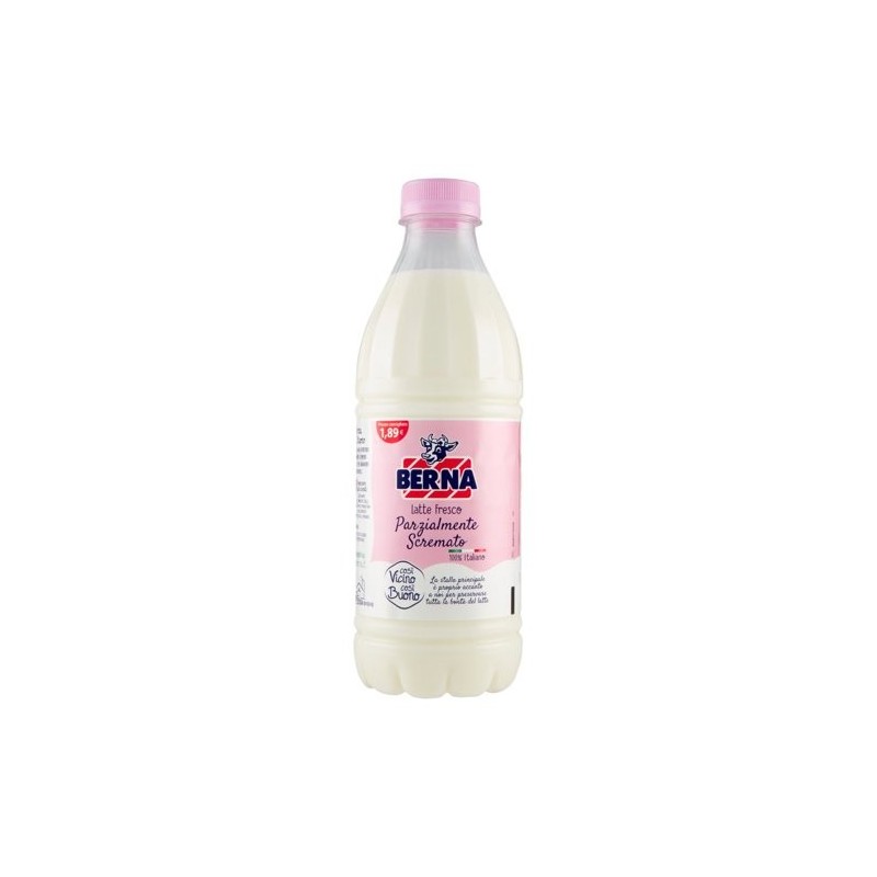 BERNA LATTE FRESCO Parzialmente scremato 1 LT