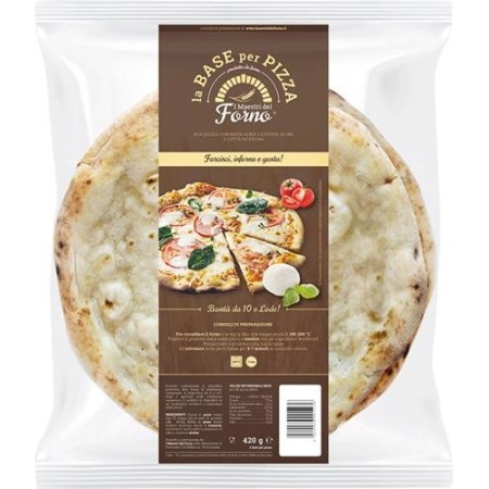“I MAESTRI DEL FORNO” la BASE PIZZA 420gr (2 x 210gr)