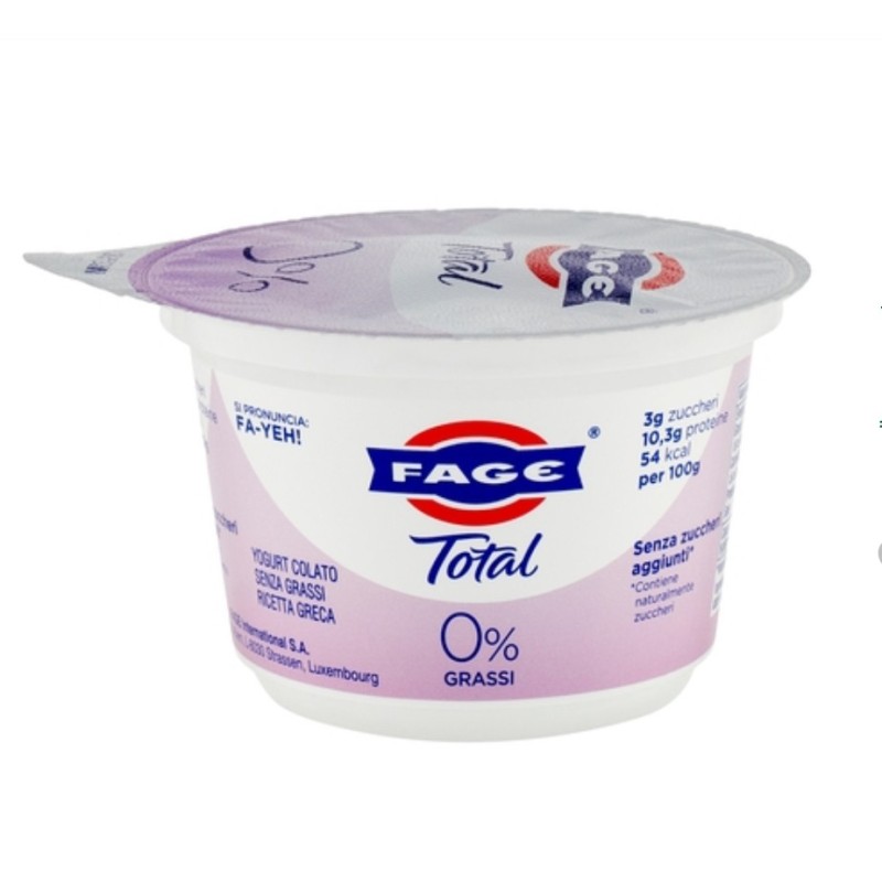 FAGE YOGURT TOTAL GR 150 BIANCO 0%