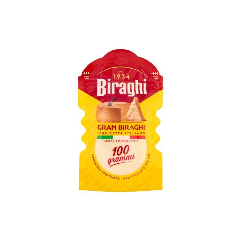 BIRAGHI GRATTUG FRESCO 100G BS