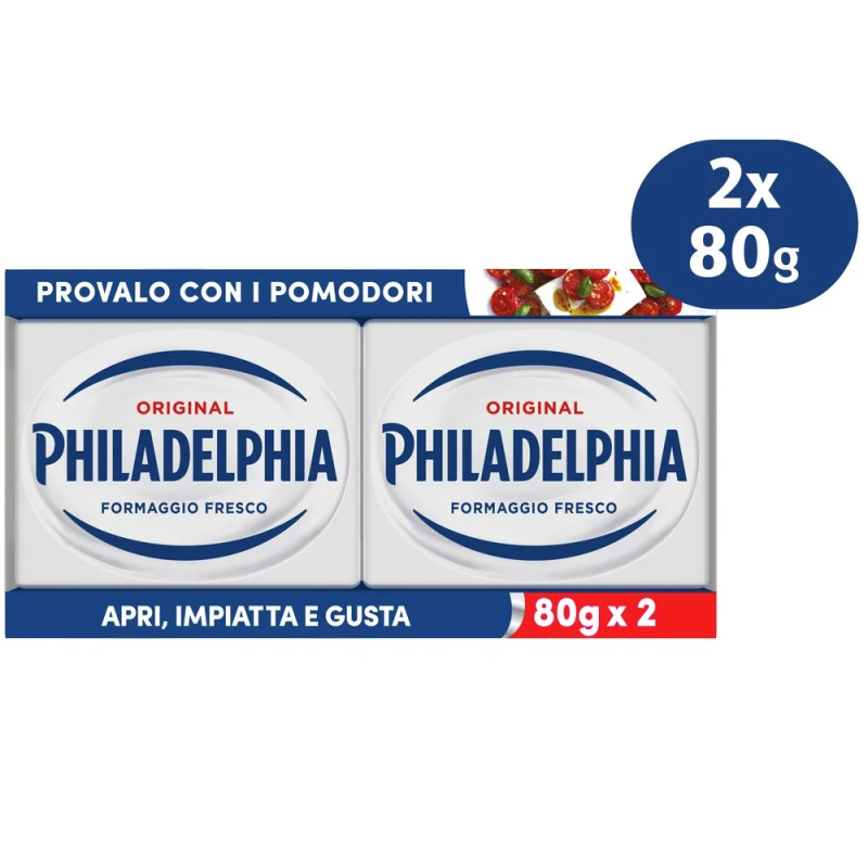 PHILADELPHIA 2pz x 80gr. formaggio fresco