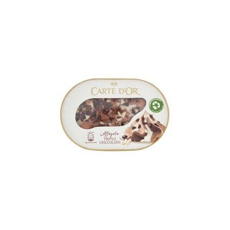 CARTE D`OR GELATO AFFOGATO TRIPLO CIOCCOLATO 500GR