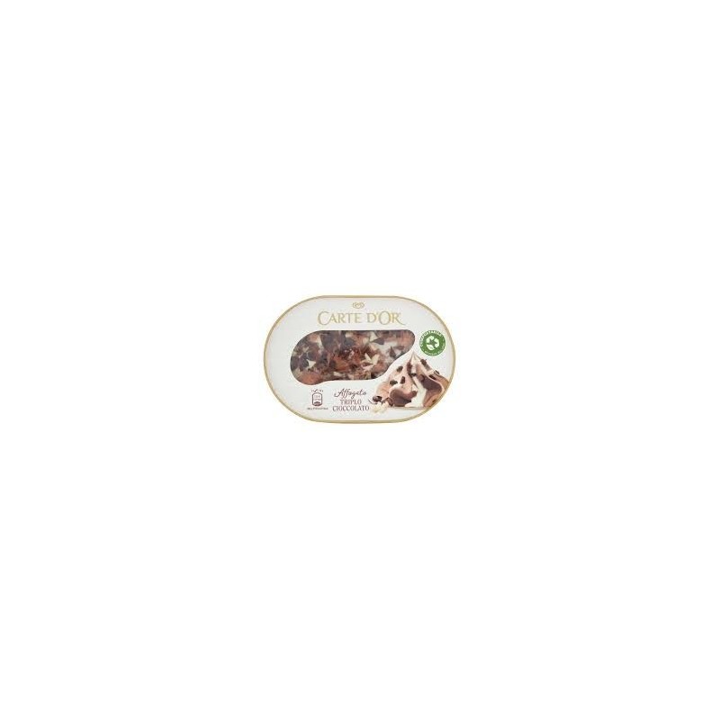 CARTE D`OR GELATO AFFOGATO TRIPLO CIOCCOLATO 500GR
