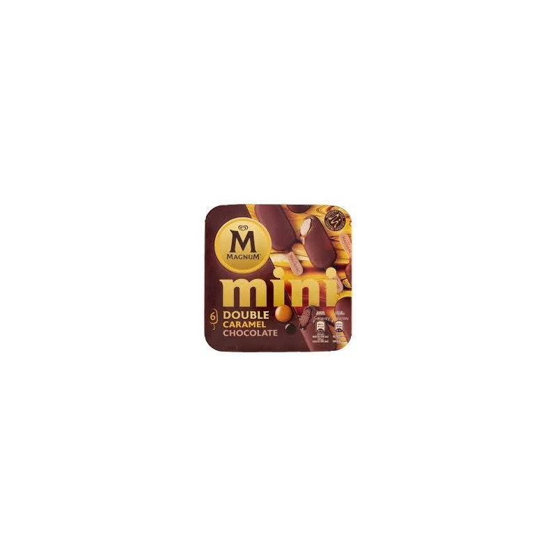 MINI MAGNUM DOUBL CARAM/CHOC X 6