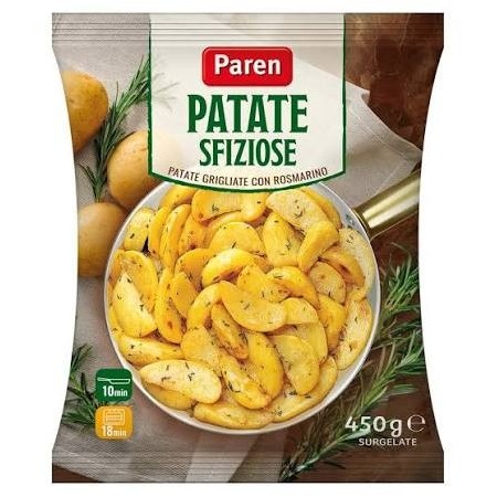 PAREN PATATE SFIZIOSE GRIGLIATE ROMASMARINO 450gr