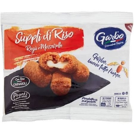 SUPPLI GARBO RAGU/MOZ 250G