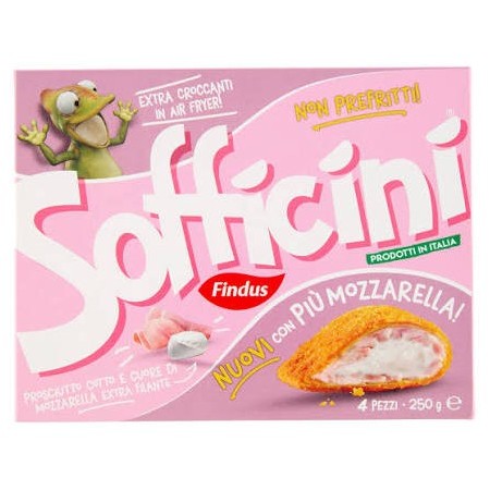 SOFFICINI PROSCIUTTO COTTO MOZZARELLA 250GR / 4PZ