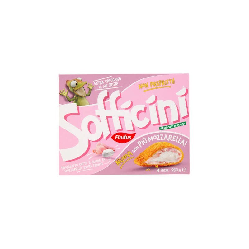 SOFFICINI PROSCIUTTO COTTO MOZZARELLA 250GR / 4PZ