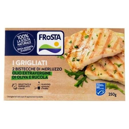 BISTECCA di MERLUZZO  GRIGLIATI  FROSTA 2PZ / GR 250